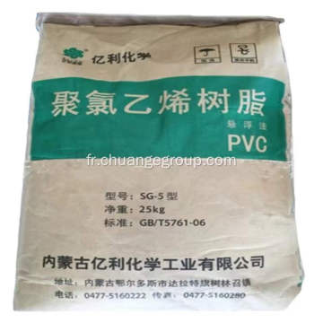 Résine de chlorure de polyvinyle de résine de PVC de première qualité SG5